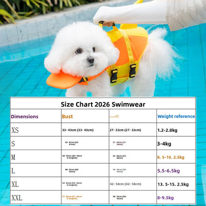 Dog Swimming Buoyancy Life Jacket