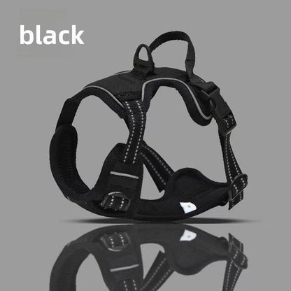 Reflective Adjustable Dog Chest Harness with Leash